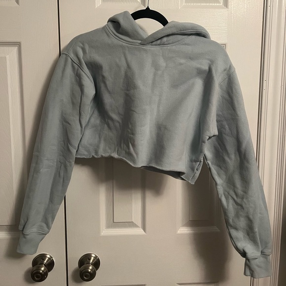 Aritzia cozy fleece cropped hoodie - Picture 2 of 3